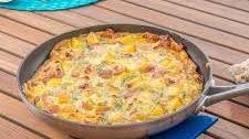 Peach and Bacon Frittata