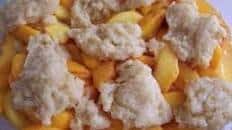 Peach cobbler