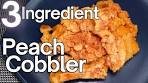 Peach Cobbler Only 3 Easy Ingredients