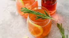 Peach Tea Sparkling Mocktail