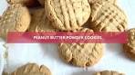 Peanut Butter Powder Cookies