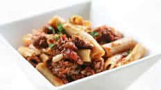 Penne Pasta with Meat Sauce