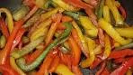 peperoni grigliati con aceto balsamico..........grilled peppers ...