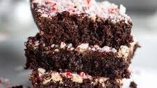 Peppermint Bark Brownies