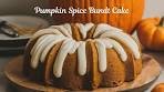 PERFECT Pumpkin Spice Bundt Cake with Cream Cheese ...
