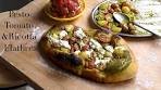 Pesto, Tomato, & Ricotta Flatbread