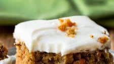 Pineapple Carrot Cake with Cream Cheese Frosting