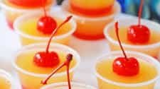 Pineapple Upside Down Cake Jello Shots