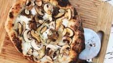 Pizza With Mushrooms, Mozzarella, and Truffle Recipe