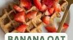 Plant-Based Juniors | Blender Banana Oat Waffles 🧇 We eat ...