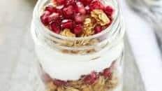 Pomegranate Granola Parfaits