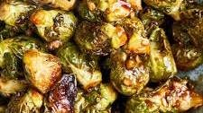 Pomegranate Molasses Roasted Brussel Sprouts