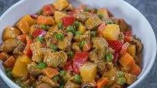 Pork Menudo sa Gata