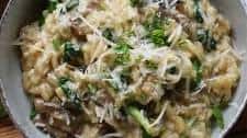 Portobello Mushroom & Spinach Risotto