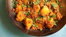 Potato and pea curry