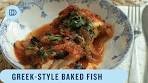 Psari Plaki: Greek-Style Cod Baked with Onions and Tomatoes