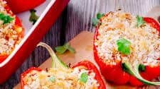 Quinoa and Veggie Stuffed Bell Peppers