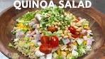 Quinoa Salad | प्रोटीन सलाद | Healthy And Easy Salad | Veg ...