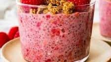 Raspberry Chia Seed Pudding