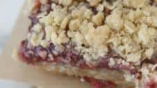 Raspberry Oatmeal Crumble Bars