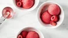 Raspberry sorbet