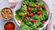 Raspberry Spinach Salad