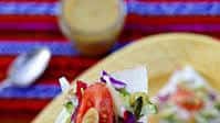 Raw Vegan Jicama Nachos with Cumin Lime Vinaigrette