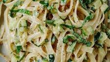 Recipe: Creamy Zucchini Fettuccine