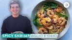 RECIPE: QUICK FIX Spicy Shrimp Aglio E Olio!