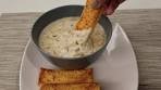 Restaurant Style Mushroom Soup with Garlic Bread ...