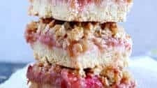 Rhubarb Crumble Bars