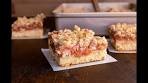 Rhubarb Crumble Bars