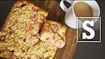 RHUBARB CRUMBLE CAKE RECIPE ft SWalkerMakeup ...