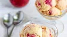 Rhubarb Ice Cream