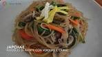 Ricetta Japchae 잡채 - noodles di patata con verdure e carne ...