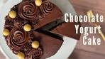 Rich & Moist Chocolate Yogurt Cake with Chocolate ...