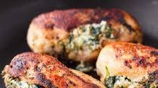 Ricotta and Spinach Stuffed Chicken Breast