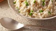 Risotto Bianco with Enoki and Fresh Peas