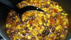 Roasted Corn and Black Bean Chili