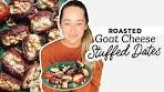 Roasted Goat Cheese Stuffed Dates