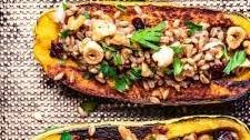 Roasted Stuffed Delicata Squash