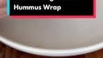Roasted Vegetable Hummus Wrap.. lmk if you give this a try ...