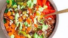 Roasted Veggie and Cauliflower Rice Buddha Bowl