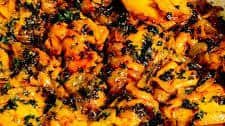 Saffron Chicken with Parsley and Lemon