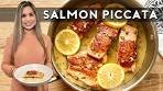 SALMON PICCATA | Salmon with Lemon Butter Caper Sauce