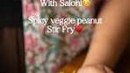 Saloni Kukreja🌷 | Spicy Peanut Veggie Stir Fry 😍 This recipe ...