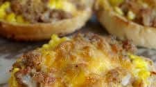 Sausage, Egg and Cheese Breakfast Bagels