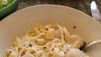 Scallops Alfredo