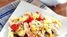 Scrambled Eggs with Smoked Salmon