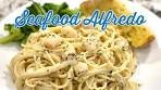 Seafood Alfredo | Scallop Alfredo | 3 Ingredient Pasta Alfredo